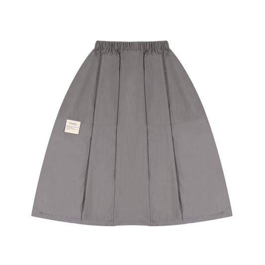 A[S]USL NYLON BALLOON SKIRT-GREY