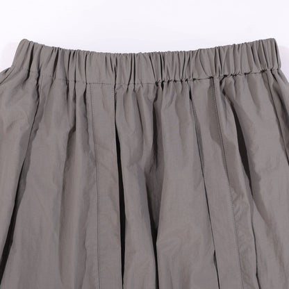 A[S]USL NYLON BALLOON SKIRT-GREY