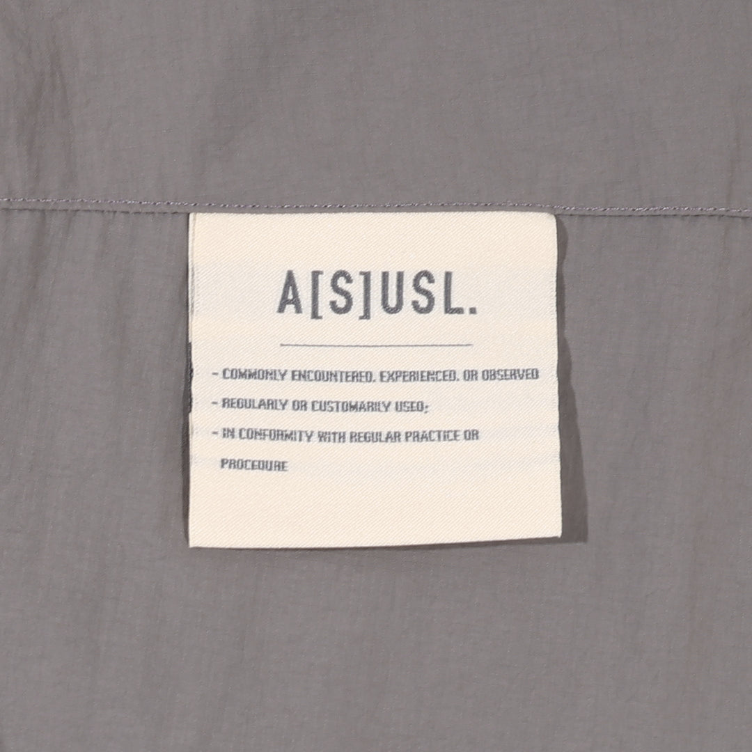 A[S]USL NYLON BALLOON SKIRT-GREY