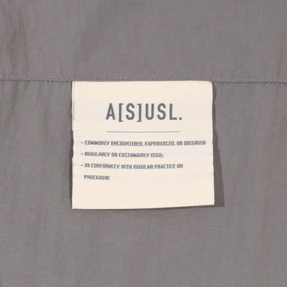 A[S]USL NYLON BALLOON SKIRT-GREY