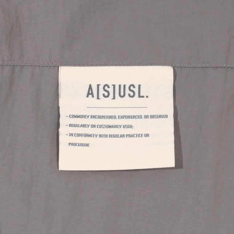 A[S]USL NYLON BALLOON SKIRT-GREY