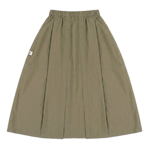A[S]USL NYLON BALLOON SKIRT-OLIVE
