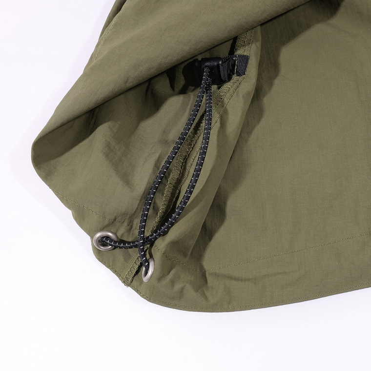 A[S]USL NYLON BALLOON SKIRT-OLIVE