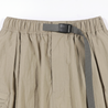 A[S]USL NYLON CARGO FLARE SKIRT-BEIGE