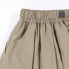 A[S]USL NYLON CARGO FLARE SKIRT-BEIGE
