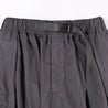 A[S]USL NYLON CARGO FLARE SKIRT-CHARCOAL