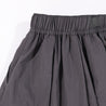 A[S]USL NYLON CARGO FLARE SKIRT-CHARCOAL