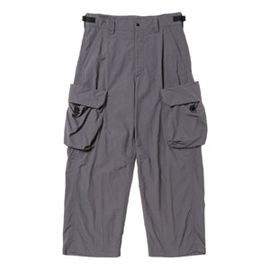 MEANSWHILE NYLON LUGGAGE CARGO PANT-GREY