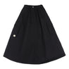 A[S]USL NYLON POCKETS FLARE SKIRT-BLACK