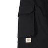 A[S]USL NYLON POCKETS FLARE SKIRT-BLACK