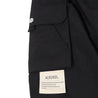 A[S]USL NYLON POCKETS FLARE SKIRT-BLACK