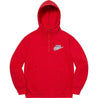SUPREME NIKE HALF ZIP HOODED SW-RED