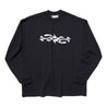 NINE POINT NINE NPN SYNONYMS WASHED WAFFLE PULLOVER-BLACK