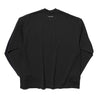 NINE POINT NINE NPN SYNONYMS WASHED WAFFLE PULLOVER-BLACK