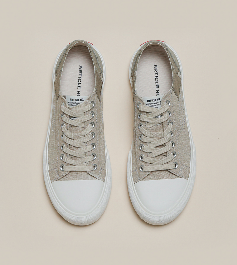 ARTICLE NO. O.G. CLASSIC PATCHWORK SNEAKERS-KHAKI