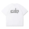OPEN DIALOGUE ODE TEXTURE EMBROIDERY TEE-WHITE