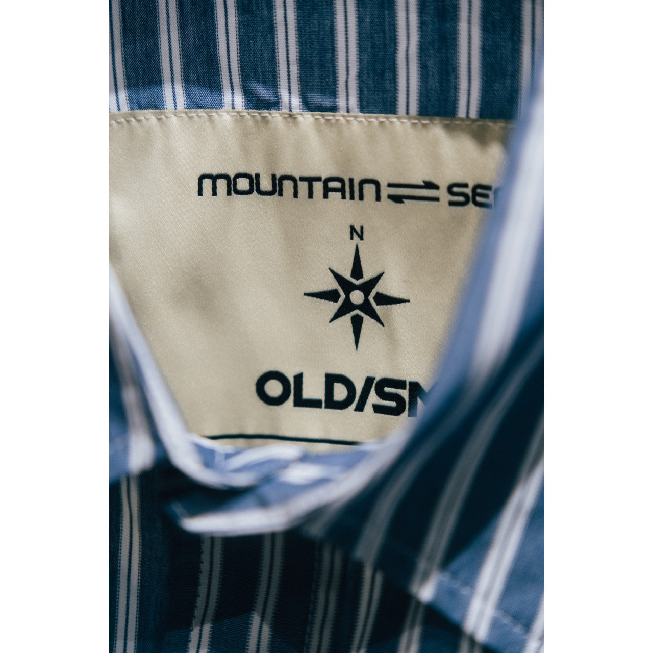 OLDISM OLD/SM ® PATCH STRIPE SHIRT-DARK BLUE