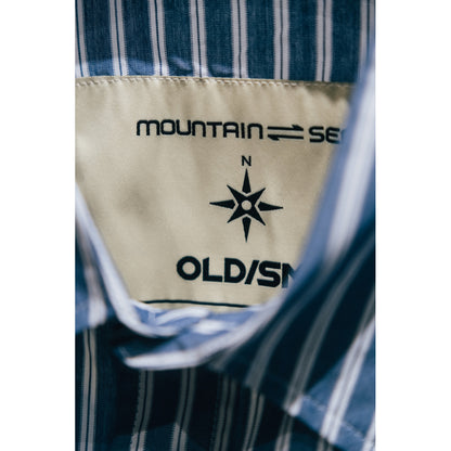 OLDISM OLD/SM ® PATCH STRIPE SHIRT-DARK BLUE
