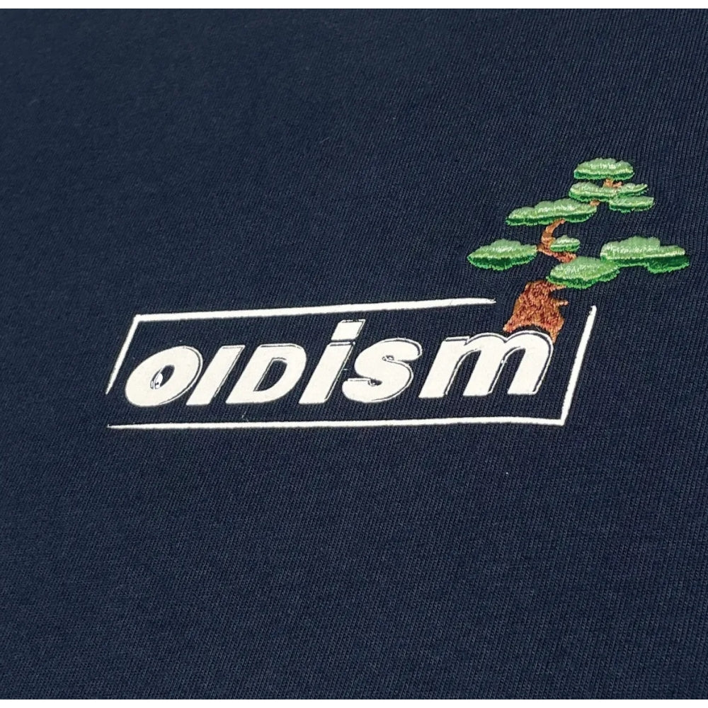 OLDISM OLD/SM® POTTED PLANT EMBROIDERY LOGO TEE-NAVY