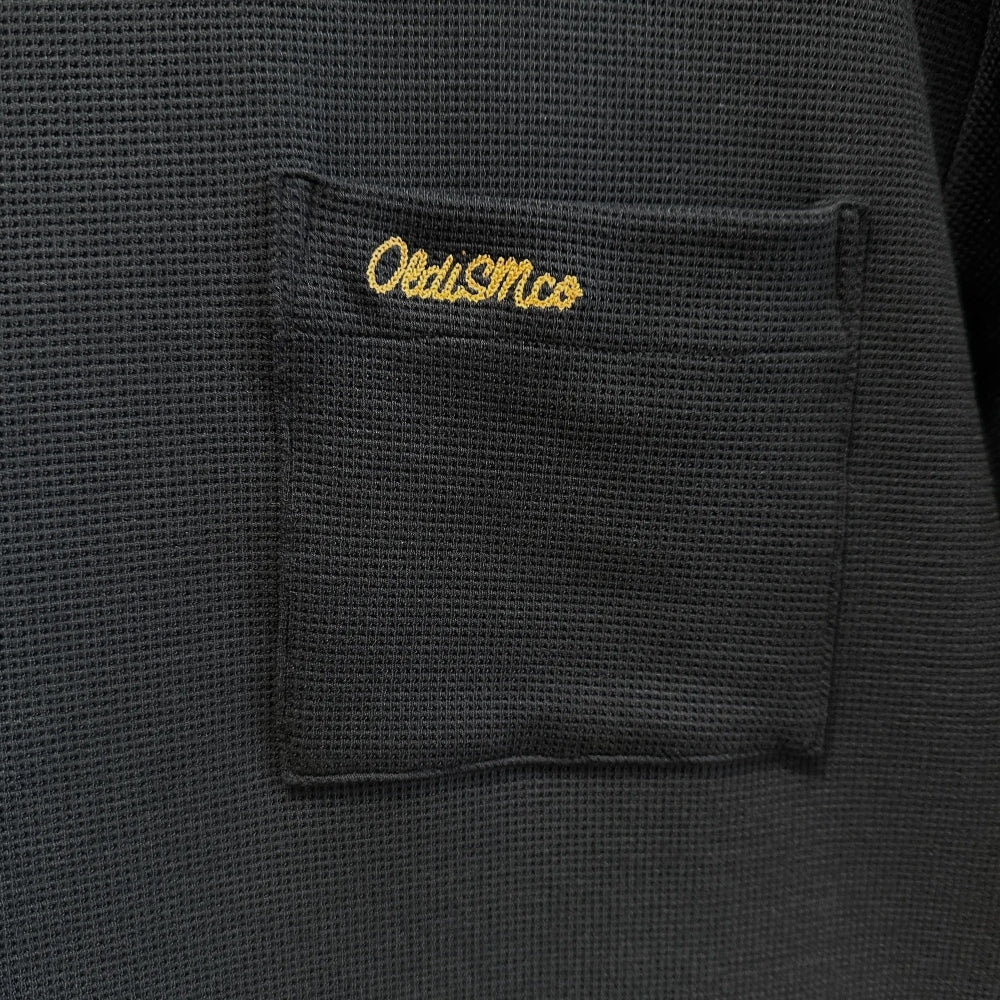 OLDISM OLD/SM ® WAFFLE POCKET TEE-BLACK