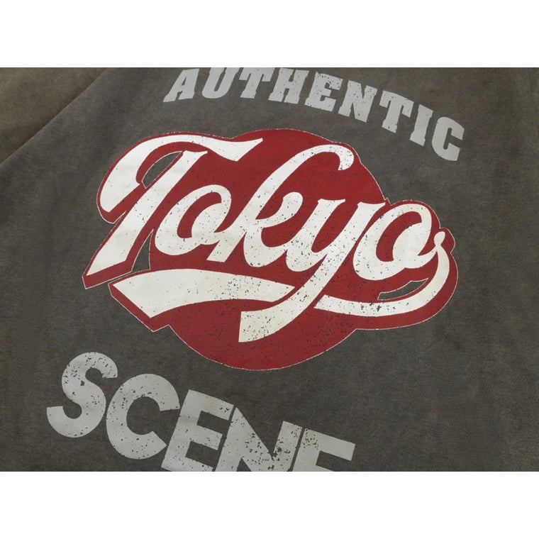 SCENE BY ICE FIRE OLD TOKYO LOGO_ST // -BLACK