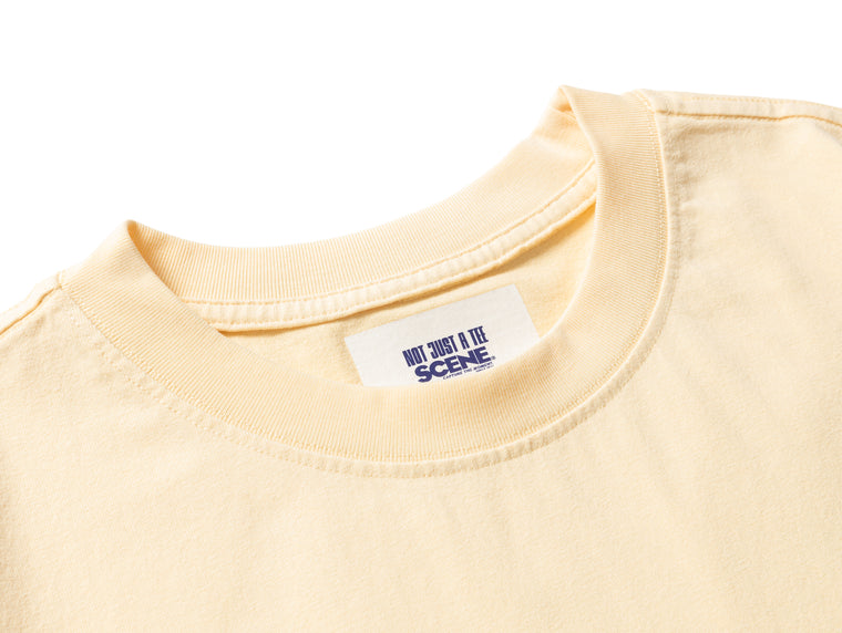 SCENE BY ICE FIRE OMQ CLASSIC TEE-YELLOW