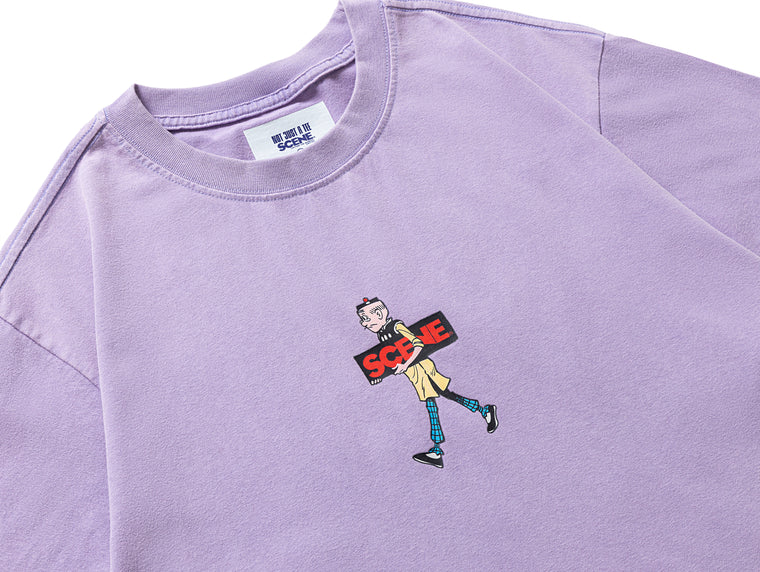 SCENE BY ICE FIRE OMQ SCBOX TEE-PURPLE