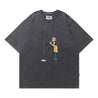 SCENE BY ICE FIRE OMQ SING TEE-DARK GREY