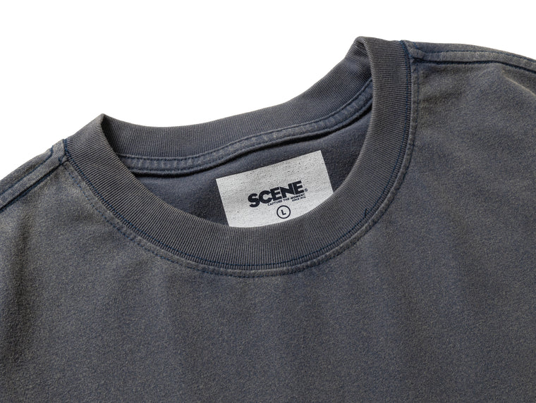 SCENE BY ICE FIRE OMQ SING TEE-DARK GREY