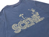 SCENE BY ICE FIRE OMQ SKETCH TEE-NAVY