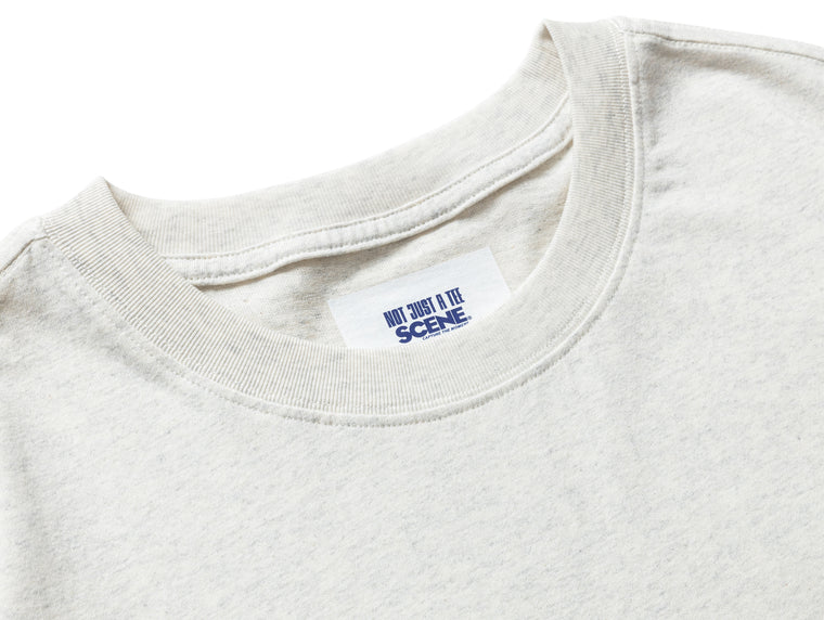 SCENE BY ICE FIRE OMQ URBAN TEE-MOTTLED GRY