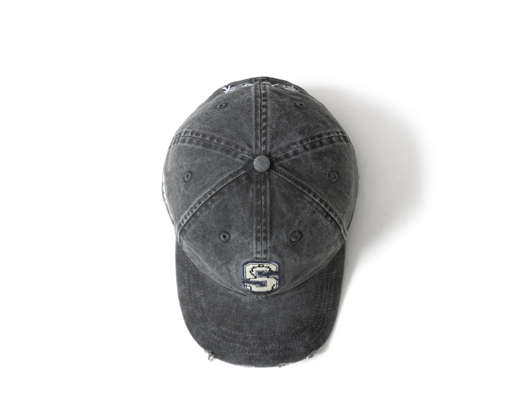 SCENE BY ICE FIRE OMQ WASHED CAP-GREY