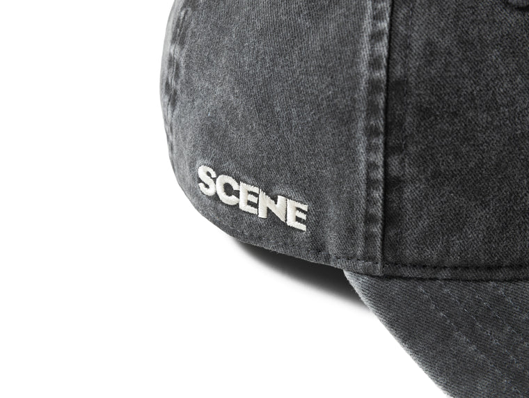 SCENE BY ICE FIRE OMQ WASHED CAP-GREY