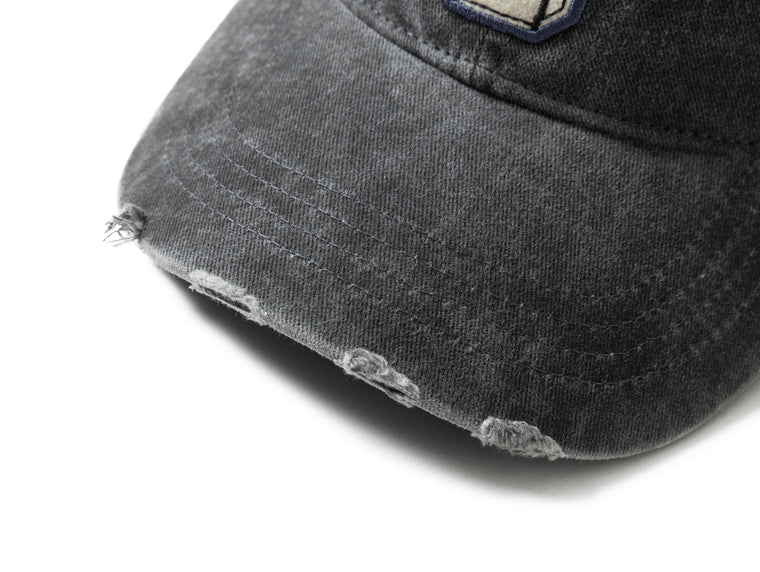 SCENE BY ICE FIRE OMQ WASHED CAP-GREY