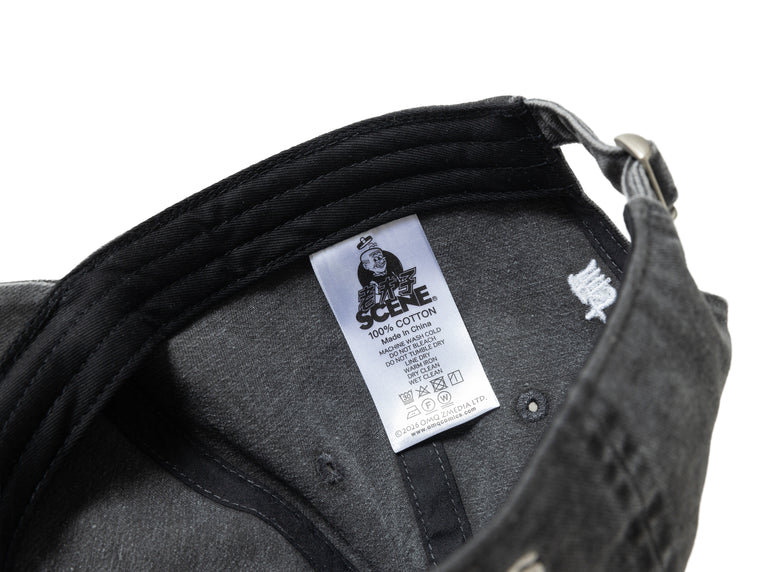 SCENE BY ICE FIRE OMQ WASHED CAP-GREY