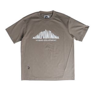 NINE POINT NINE HYBIRD EQUIPMENT S/S TEE-KHAKI