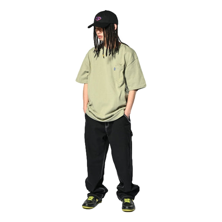 LAFAYETTE SOLID POCKET TEE-FOLIAGE GREEN