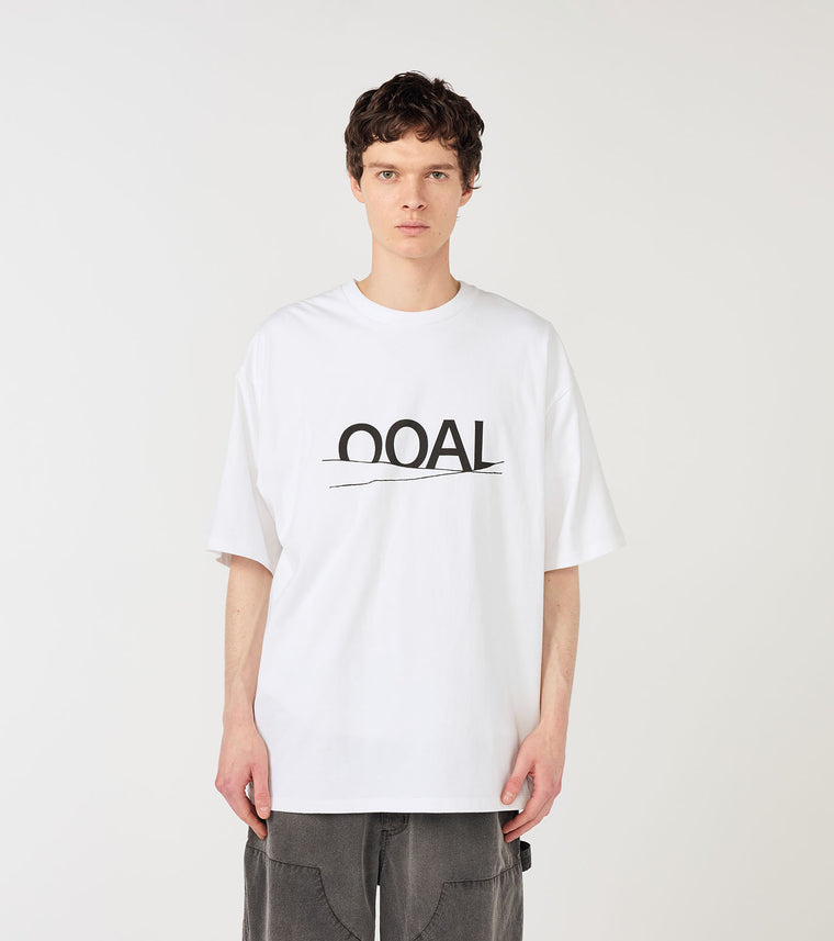 Nanamica OOAL GRAPHIC TEE-WHITE