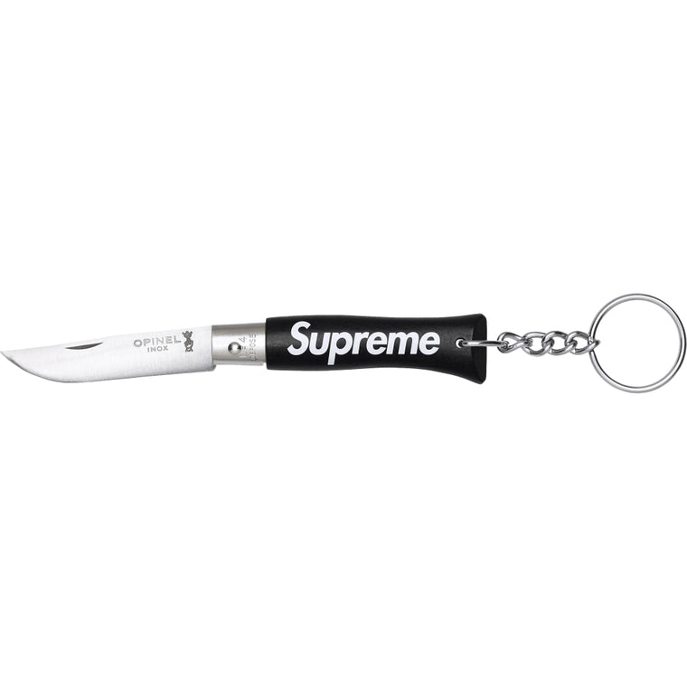 SUPREME OPINEL NO. 4 KNIFE KEYCHAIN-BLACK