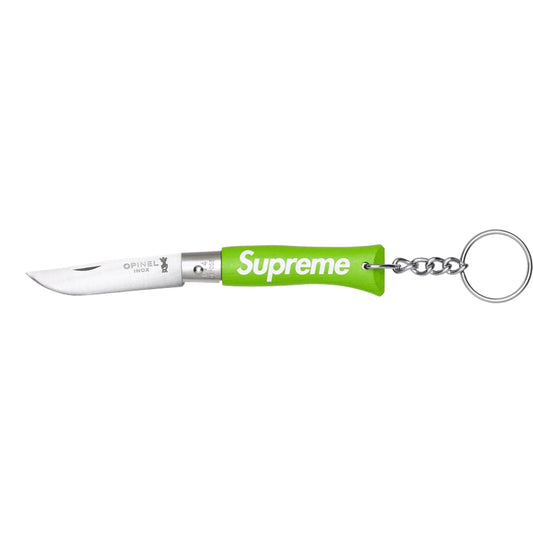 SUPREME OPINEL NO. 4 KNIFE KEYCHAIN-GREEN