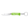 SUPREME OPINEL NO. 4 KNIFE KEYCHAIN-GREEN