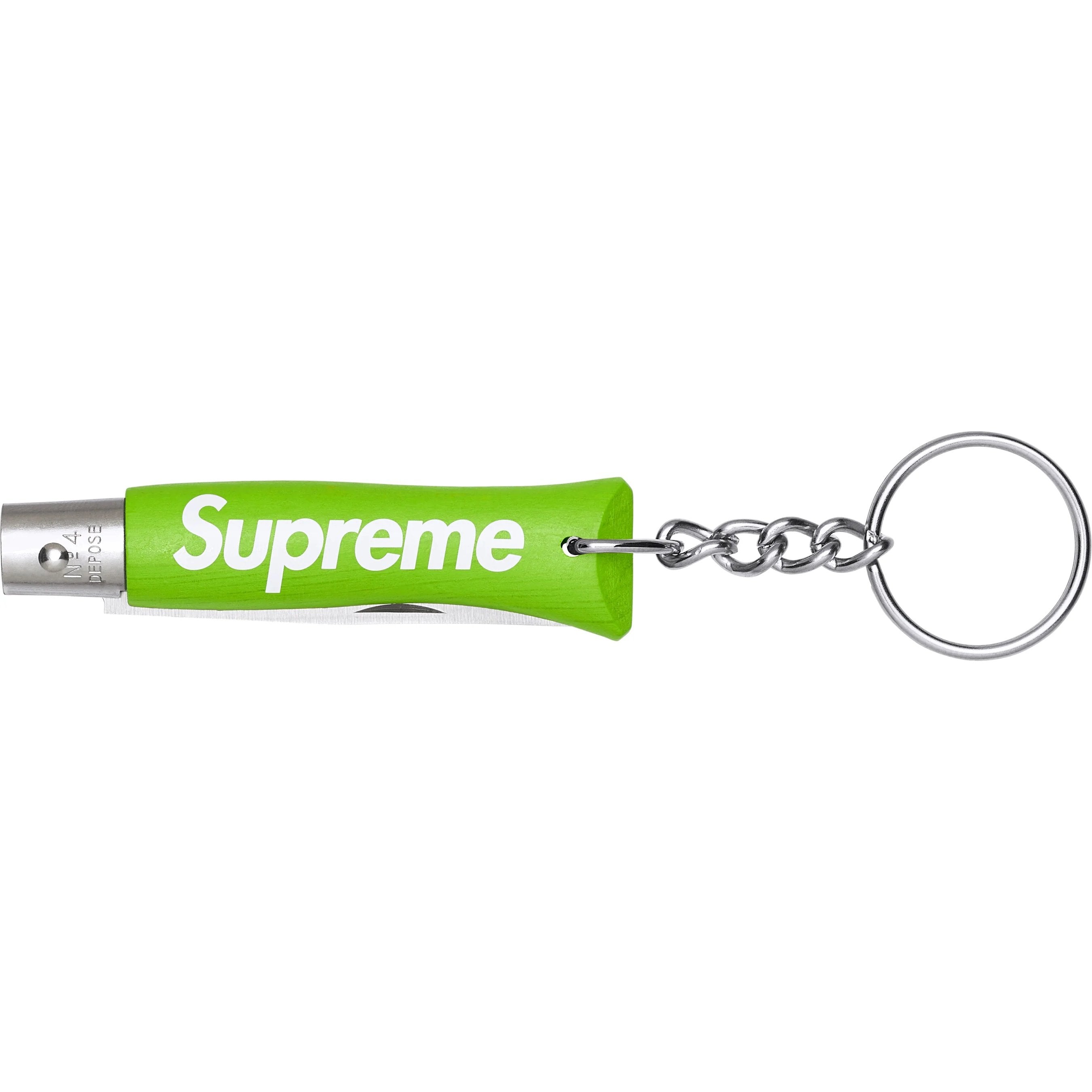 Supreme®/Opinel® No. 4 Knife Keychain 3本 SUPREME OPINEL NO. 4 KNIFE KEYCHAIN-GREEN - Popcorn Store