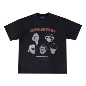 ORI FREDERIQO OVERDYED SS TEE-BLACK