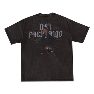 ORI FREDERIQO OVERDYED SS TEE-GREY