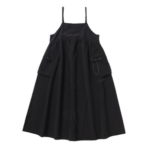 AND WANDER OVERSIZED CARGO DRESS (W)-BLACK