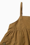 AND WANDER OVERSIZED CARGO DRESS (W)-LIGHT BROWN