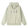 ESPRIT OVERSIZED V-NECK HOODIE-LIGHT GREY