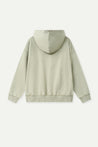 ESPRIT OVERSIZED V-NECK HOODIE-LIGHT GREY