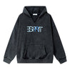 ESPRIT OVERSIZED V-NECK HOODIE-NAVY