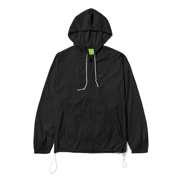 HUF PACKABLE CYCLING JACKET-BLACK